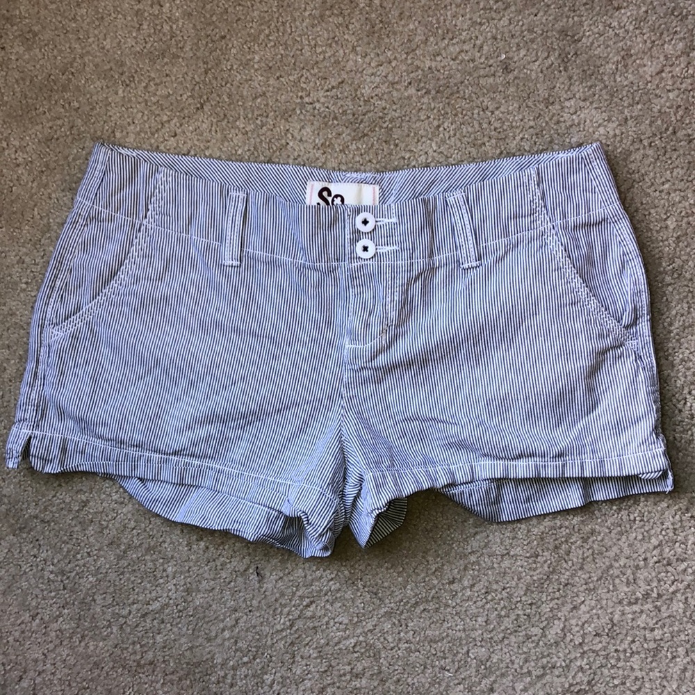 Subtle striped shorts